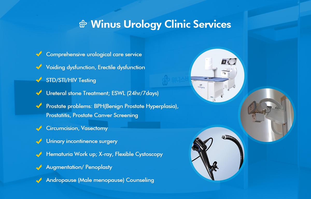 Winus Urology Clinic Services